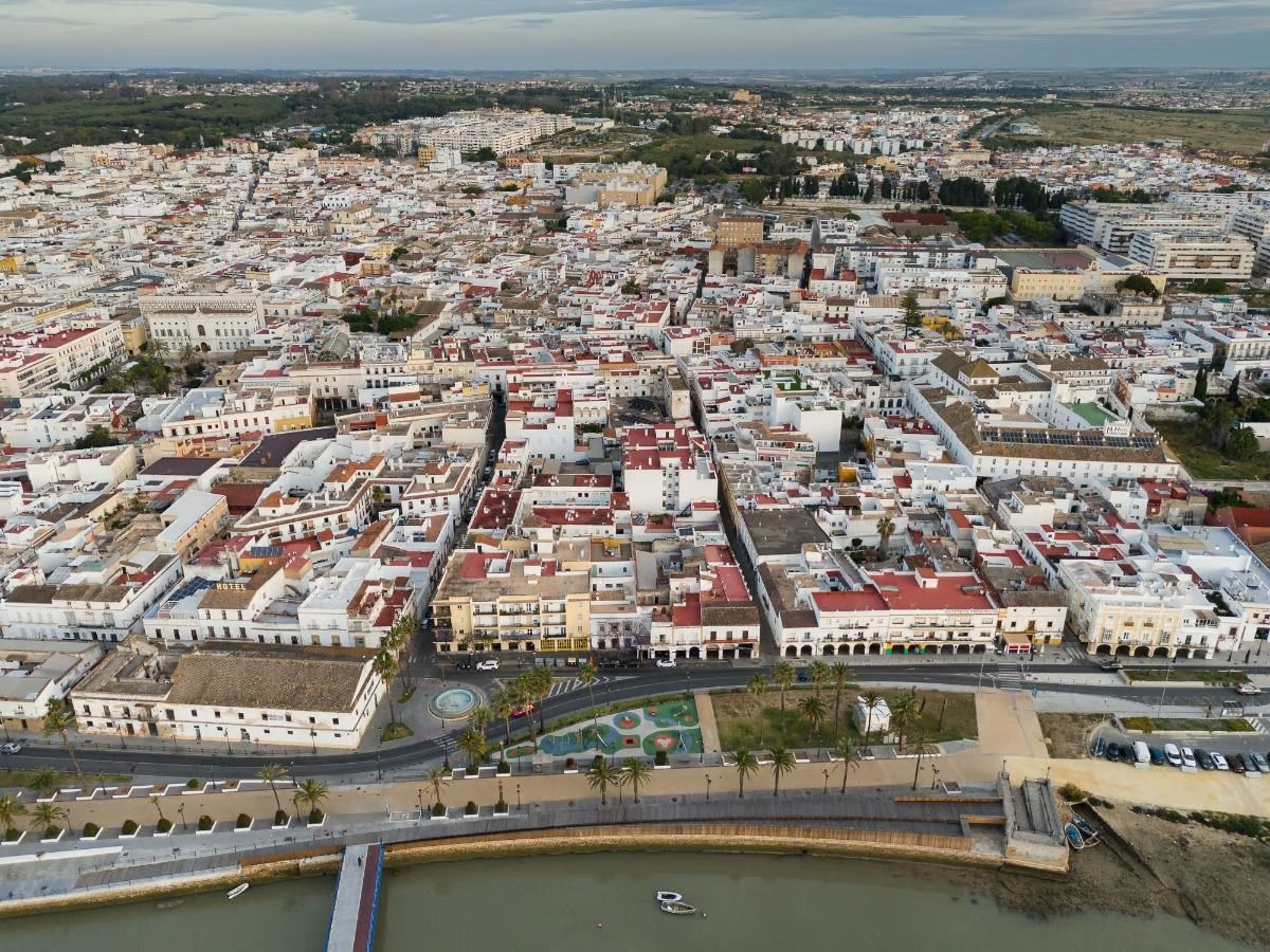 Imagen aérea de El Puerto de Santa María.