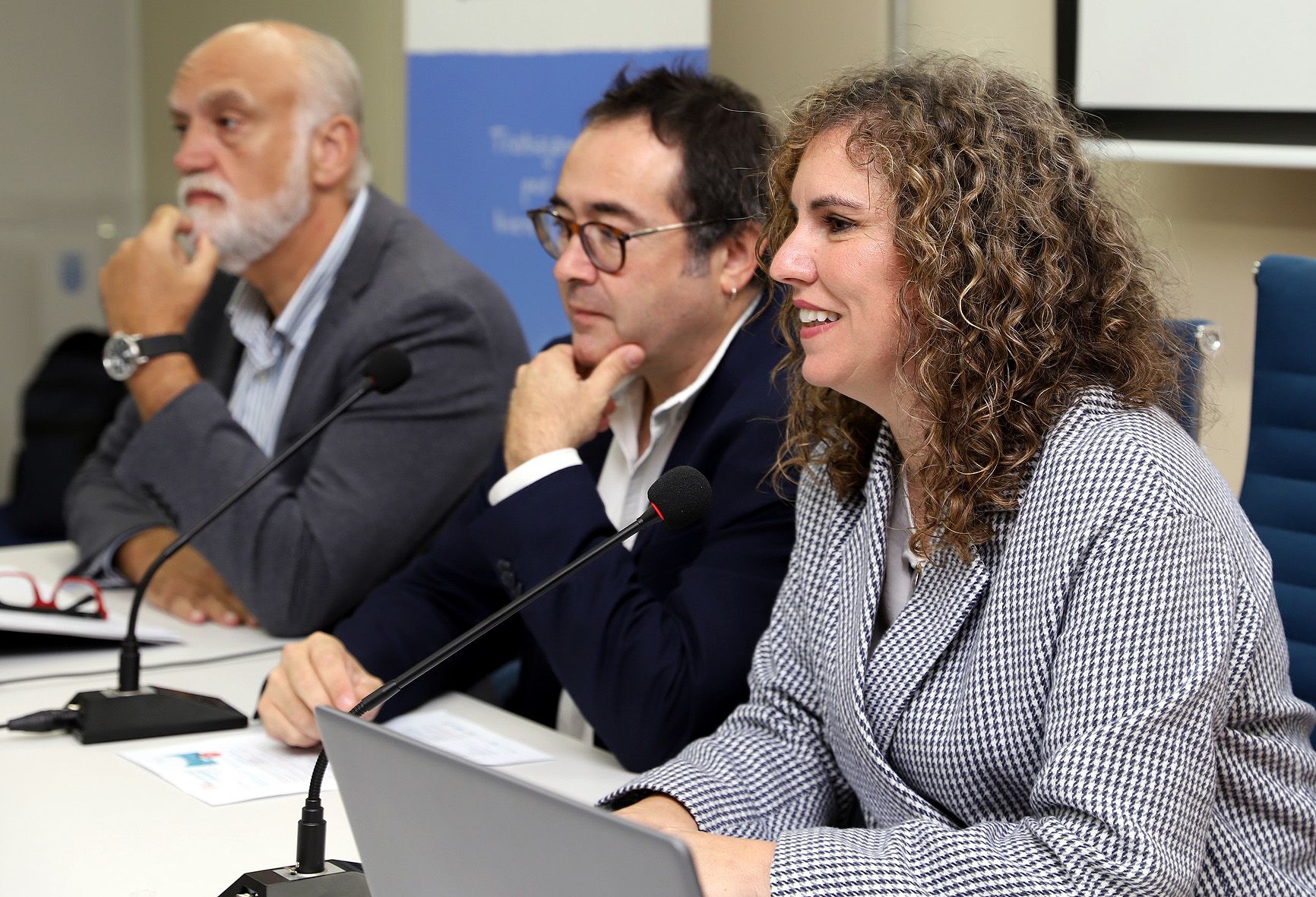 Antonio Figueroa y Susana Sánchez Toro en las Jornadas 'Re-descubriendo el Guadalete' este viernes.