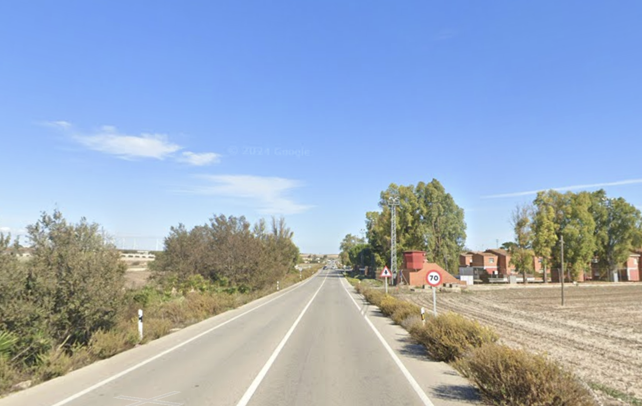 La A-2078, popularmente conocida como Jerez-Rota.