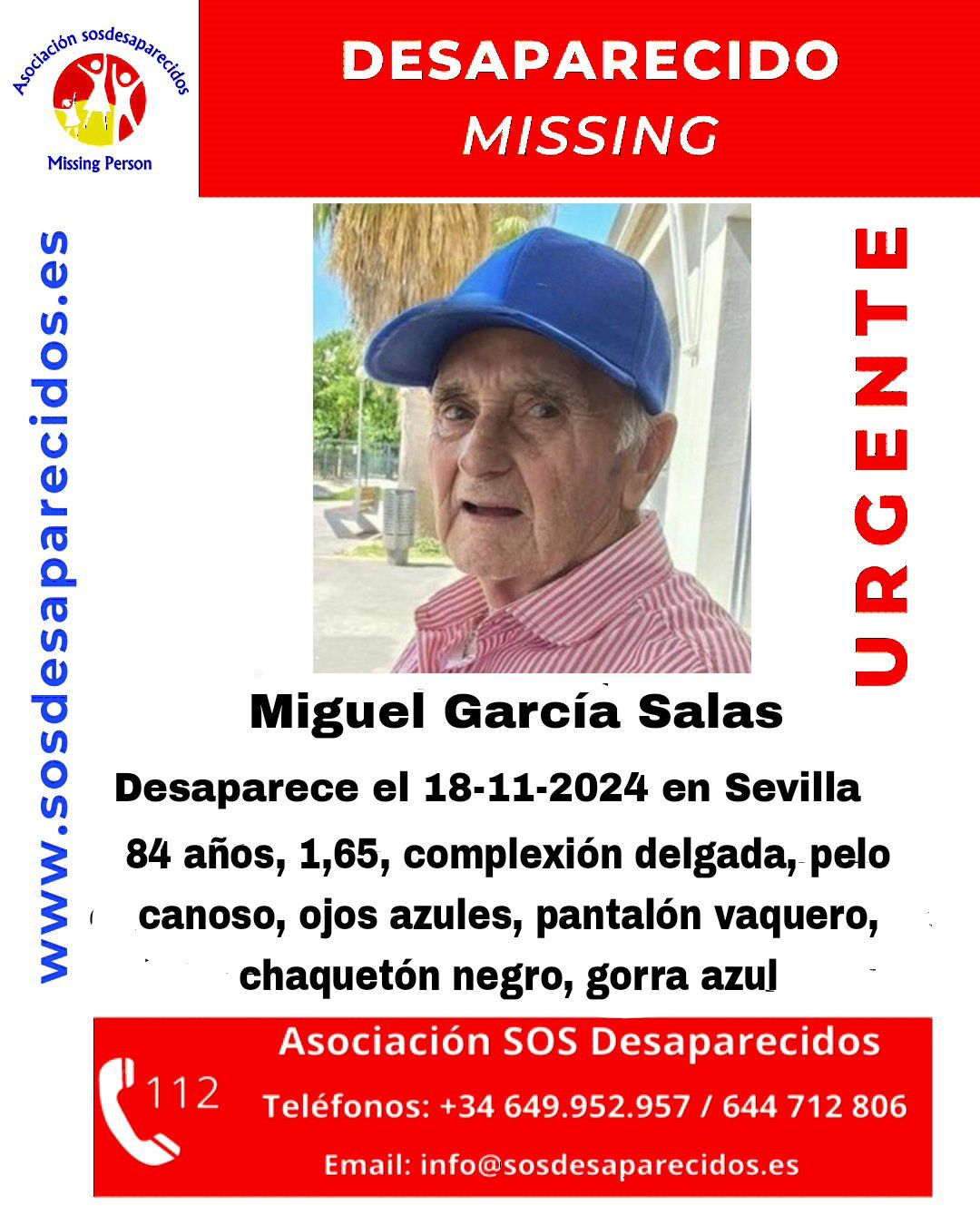 Información para encontrar a Miguel.