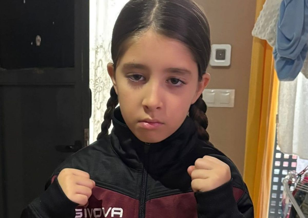 La pequeña Carmen López Montiel competirá en el campeonato de España de lucha libre. 