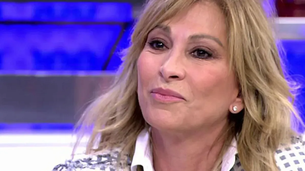 Una de las apariciones de María de Mora en Telecinco.