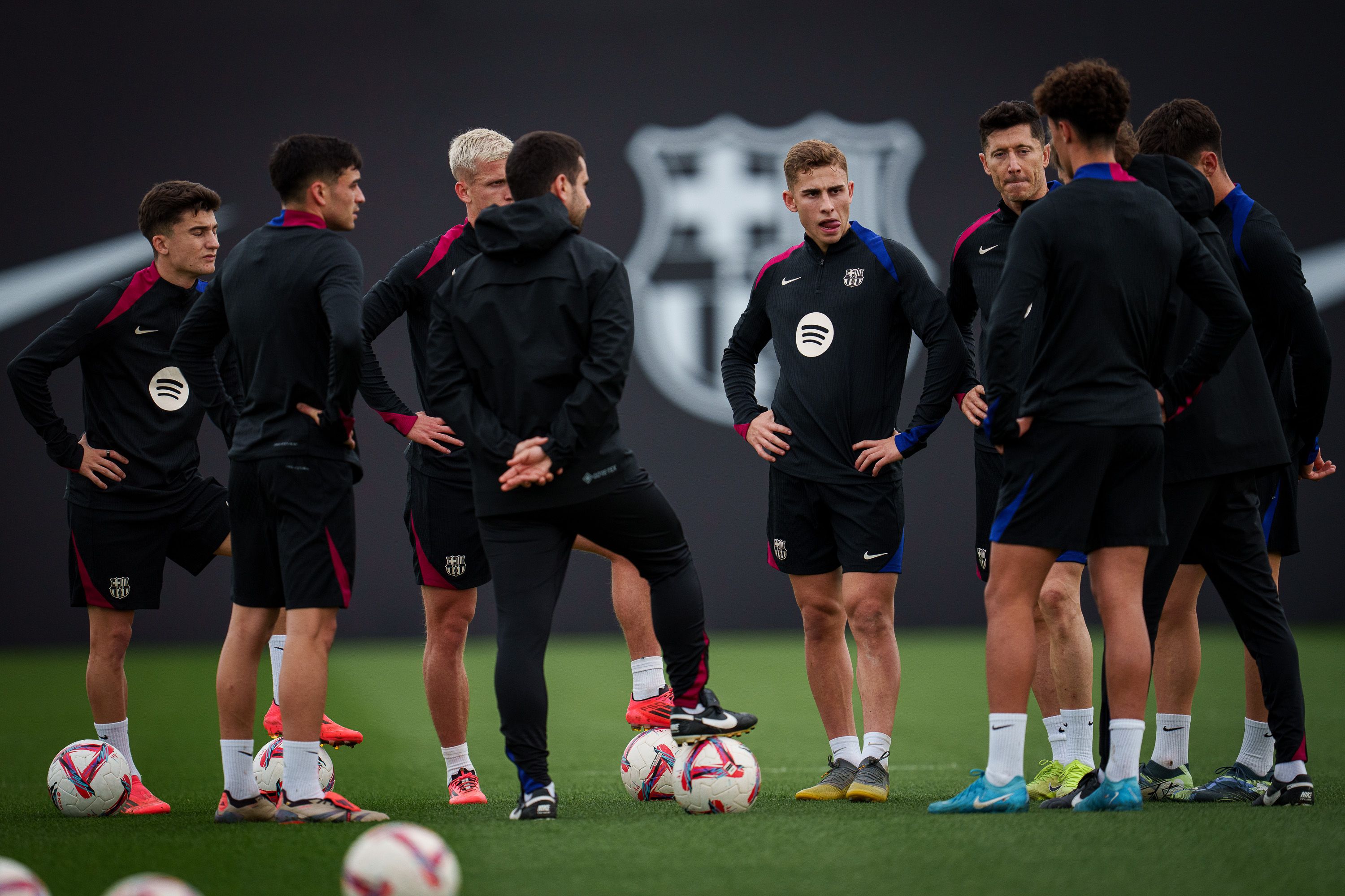 Imagen de un entrenamiento reciente del FC Barcelona, publicado en redes sociales por la cuenta oficial del propio club.