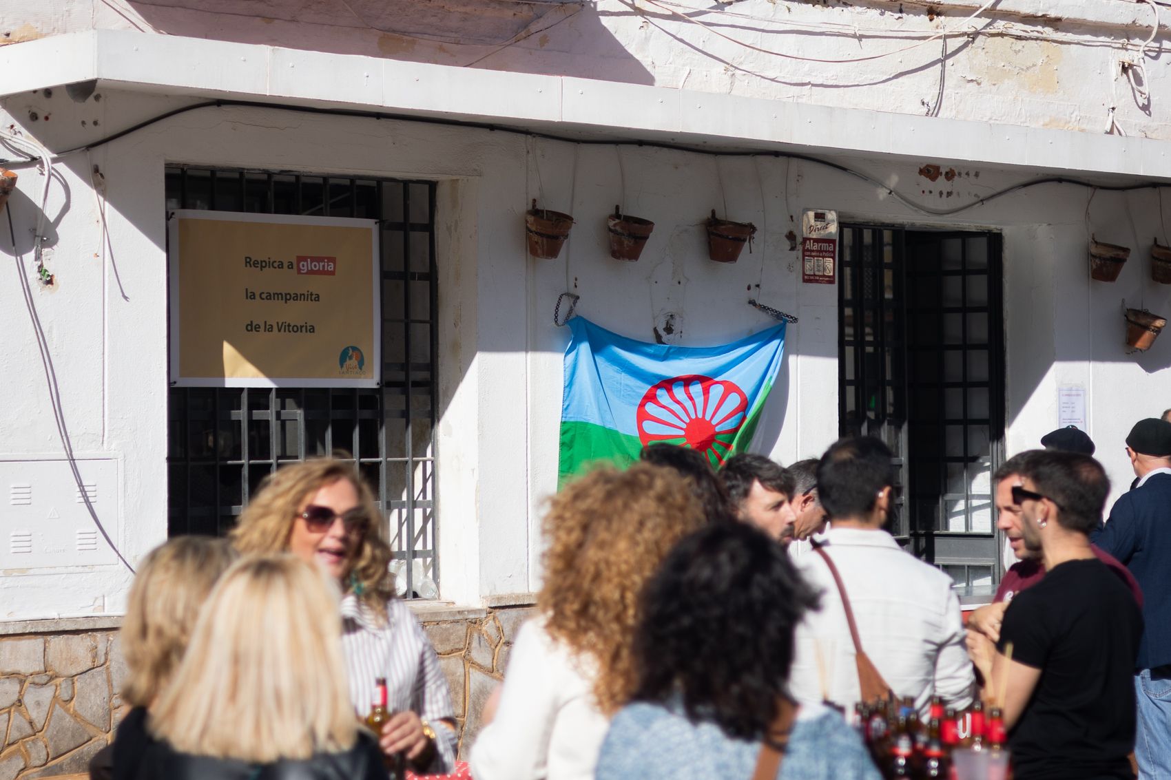 Detalle de la convivencia en el barrio de Santiago.