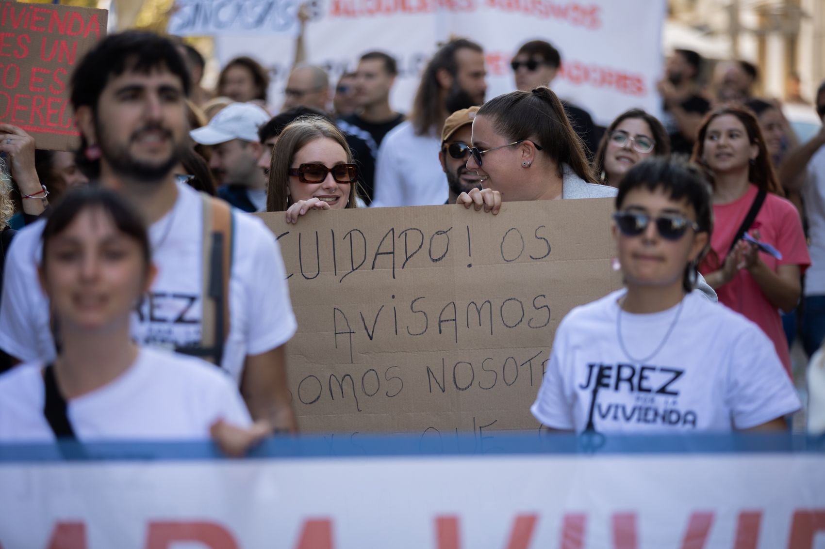  Multitudinaria manifestación por el derecho a una vivienda digna en Jerez