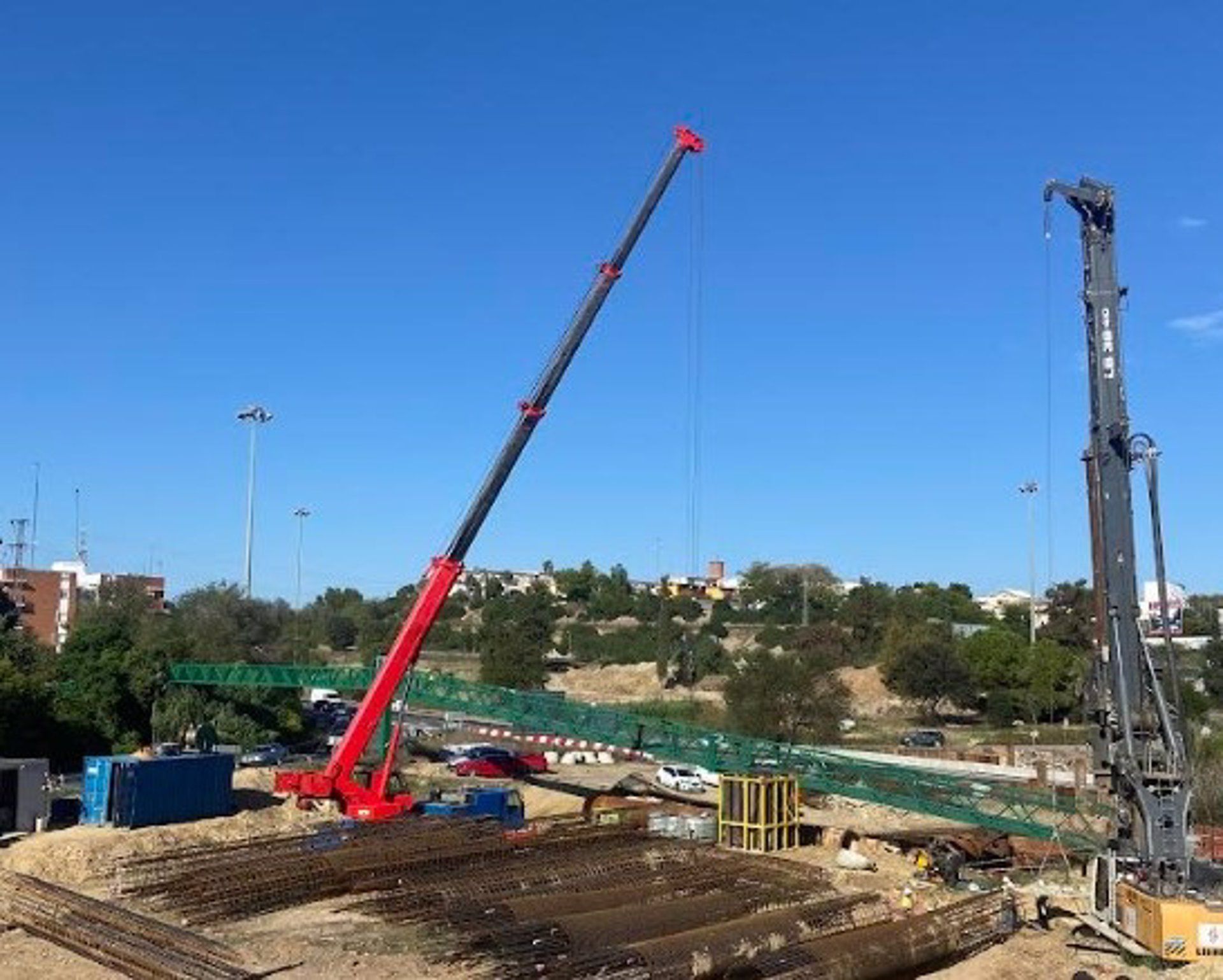 Obras en el Aljarafe para implementar el carris Bus-VAO del Aljarafe a la SE-30.