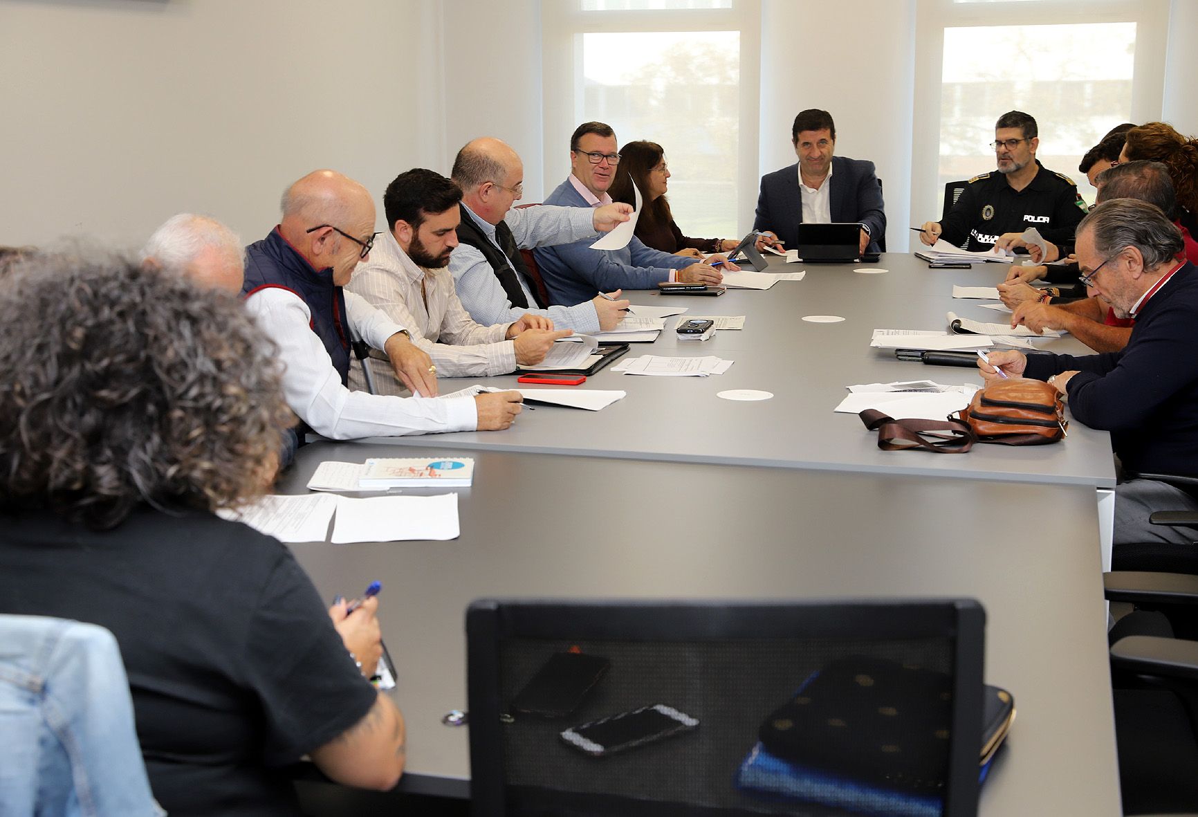 Mesa Técnica Seguridad del Ayuntamiento de Jerez.