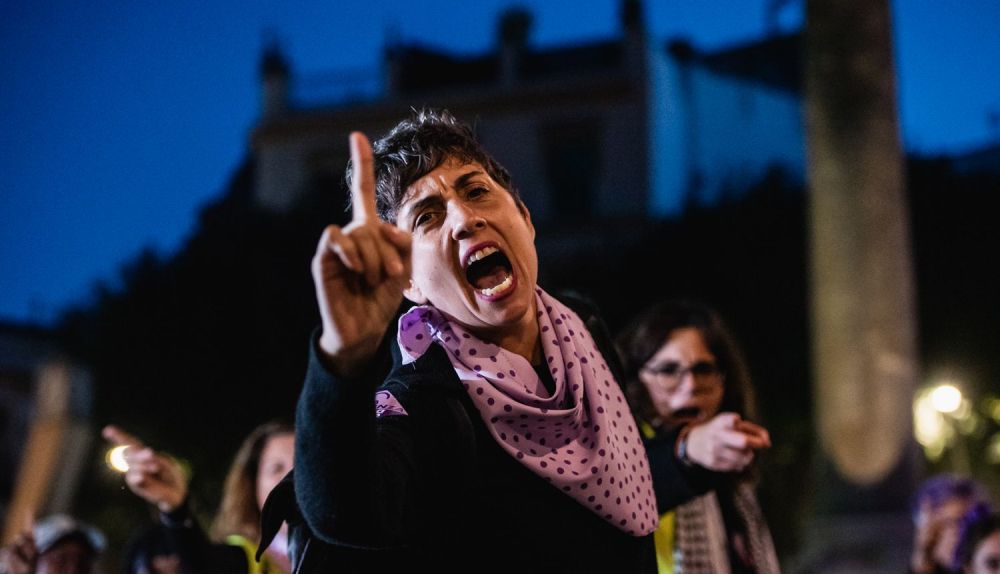 Así ha sido la manifestación por el 25N en Sevilla.