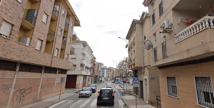 La calle de Linares donde han tenido lugar la muerte del niño de dos años.