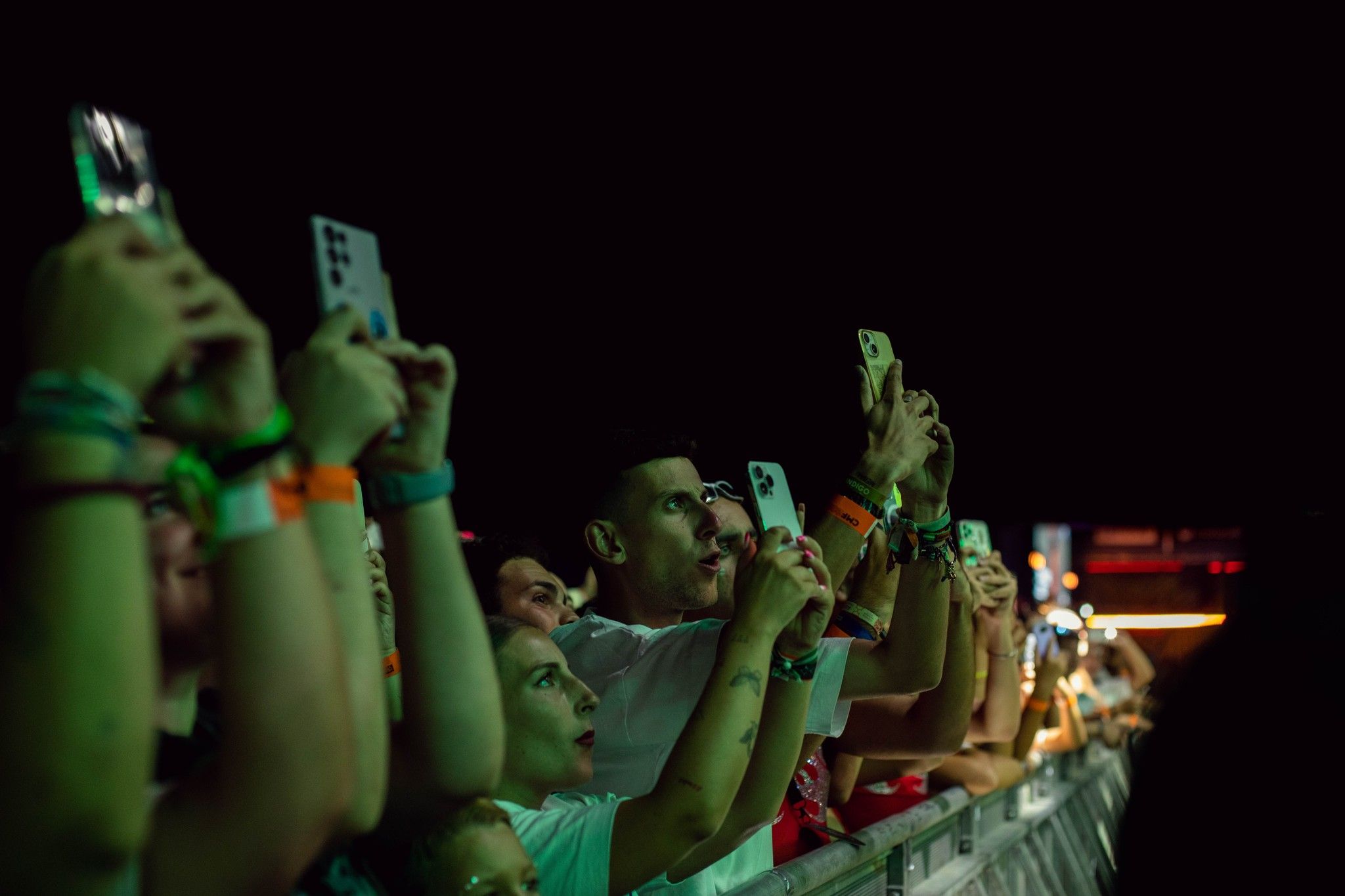 Público en uno de los conciertos de Concert Music Festival en Sancti Petri, en Chiclana. 