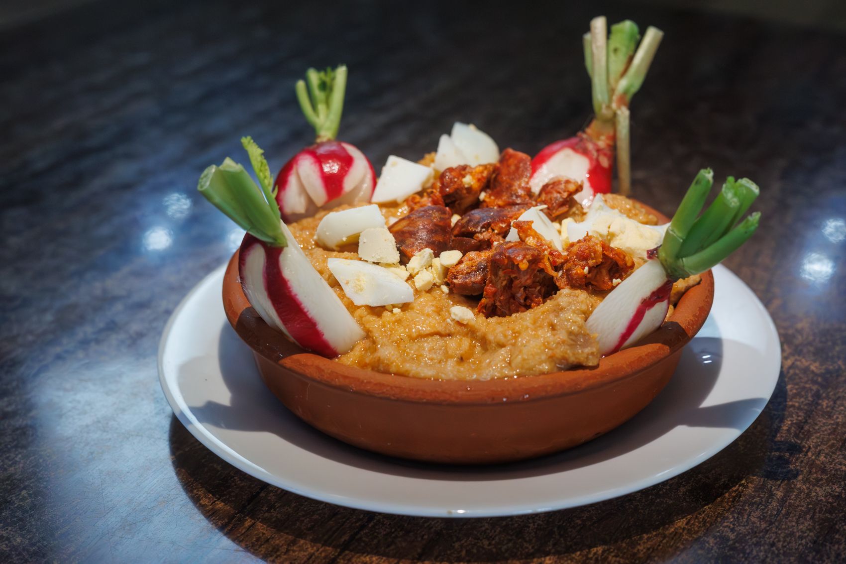 El ajo campero de La Terraza del Mosto, un imprescindible.