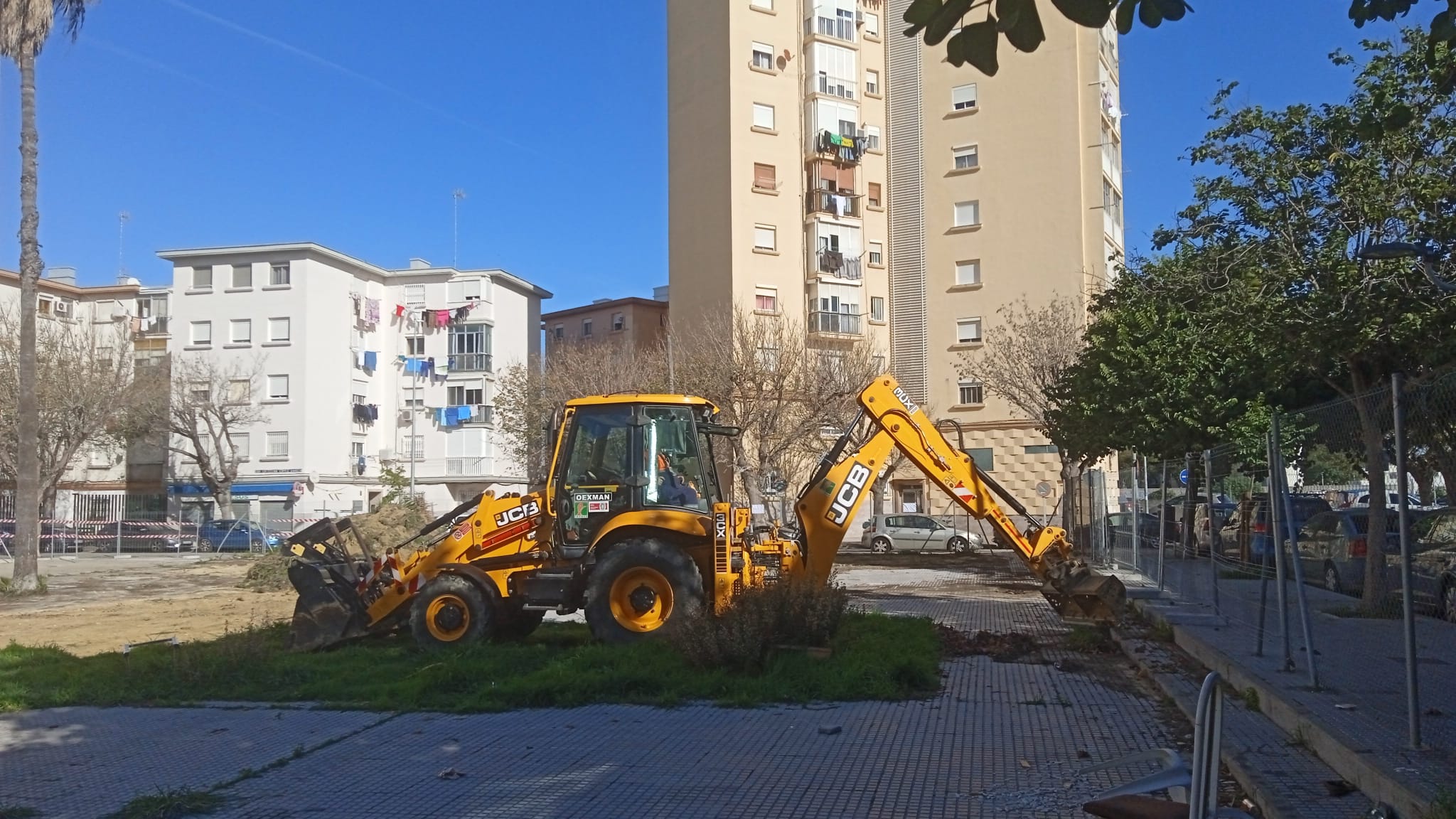 Las obras han comenzado en el Cerro del Moro de Cádiz.