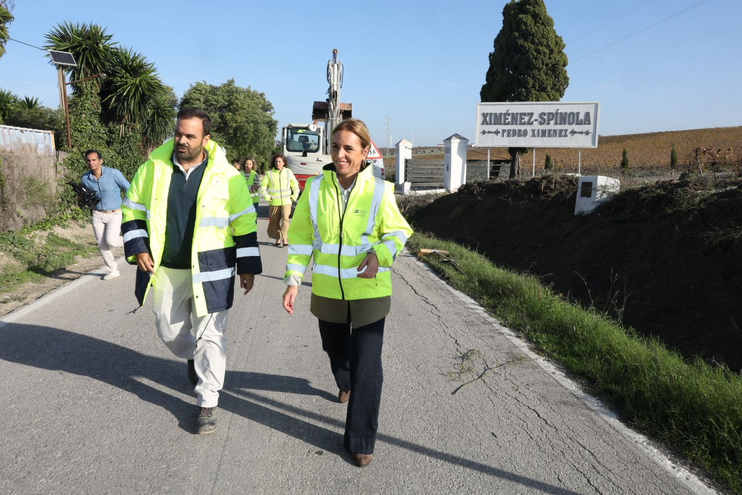 La Diputación invertirá en mejoras en los sistemas de drenaje de las carreteras de la provincia de Cádiz. 