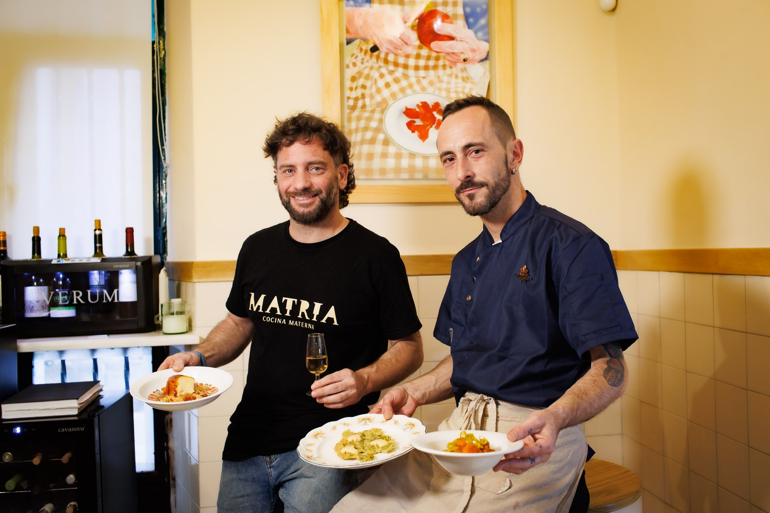  David Ripalda y Mario Pizarro, los propietarios del restaurante Matria, la apertura de moda en Jerez.