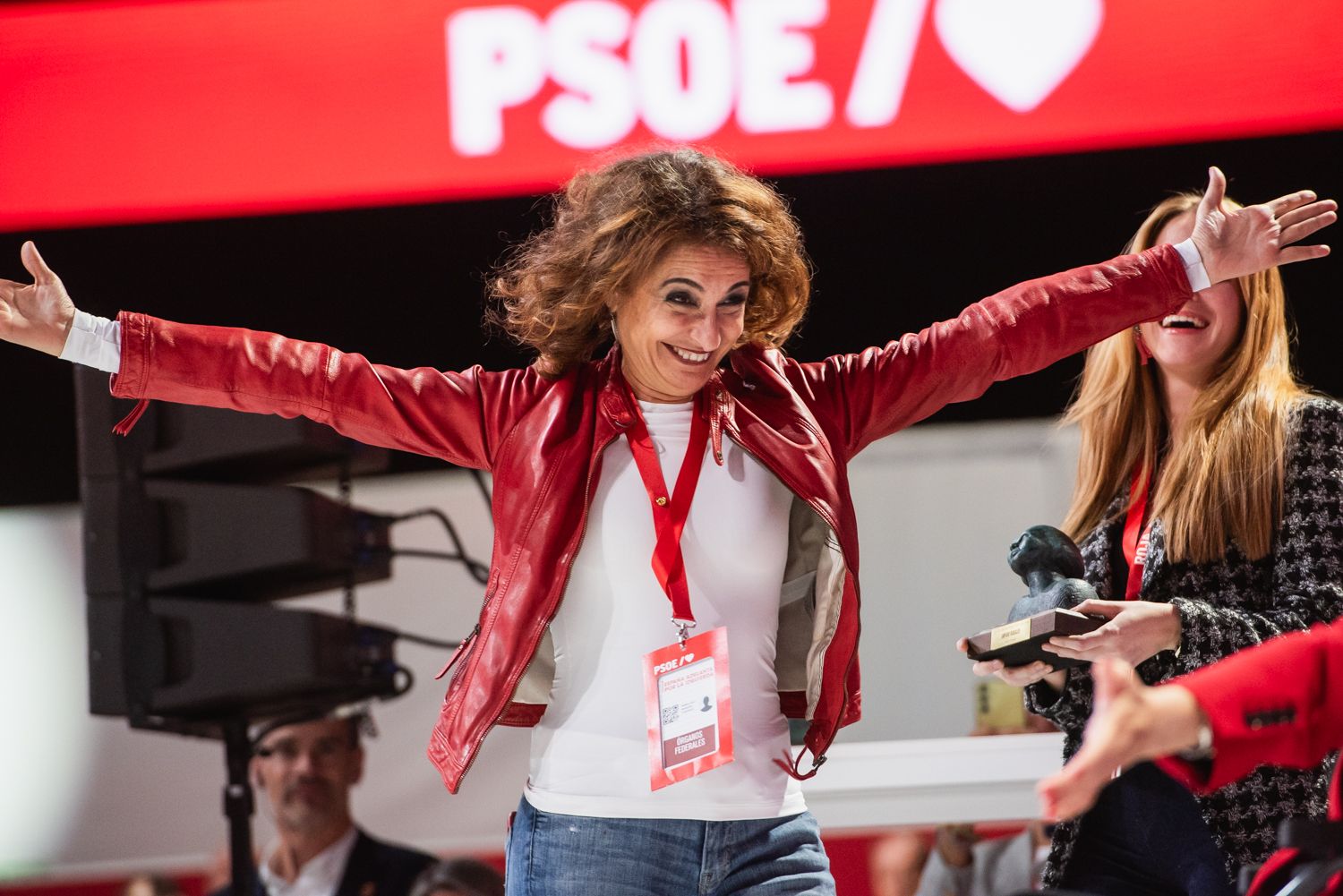 María Jesús Montero, en el pasado Congreso Federal del PSOE celebrado en Sevilla.