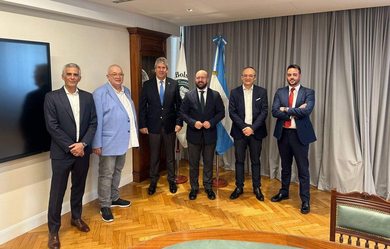 El alcalde de El Puerto, Germán Beardo, y el concejal Jesús Garay, en Argentina.