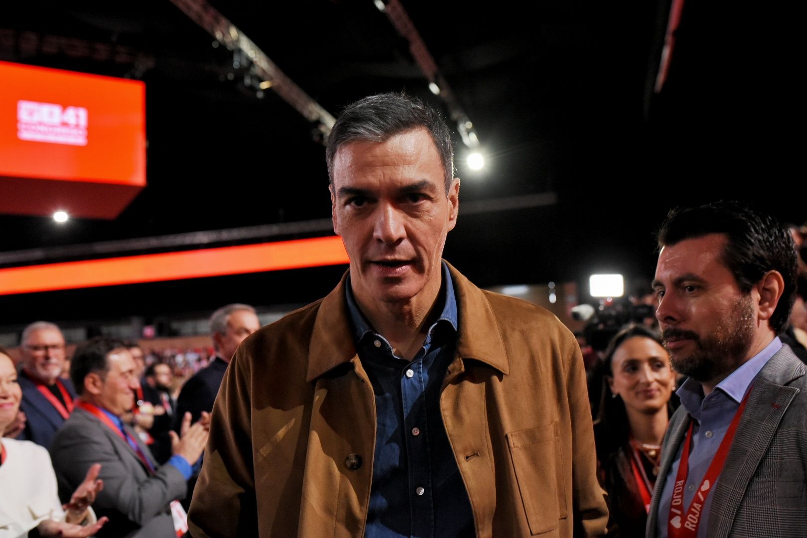 Pedro Sánchez, durante el congreso federal del PSOE celebrado en Sevilla.