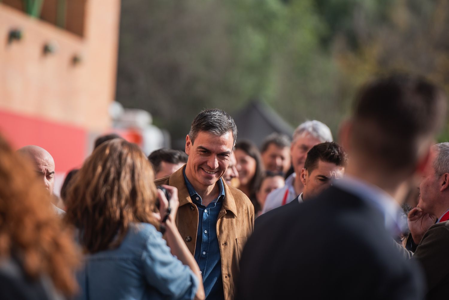 Pedro Sánchez, en el congreso federal del PSOE este sábado.