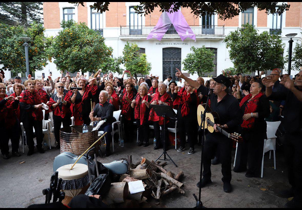 Una Zambomba en Jerez, el pasado fin de semana.