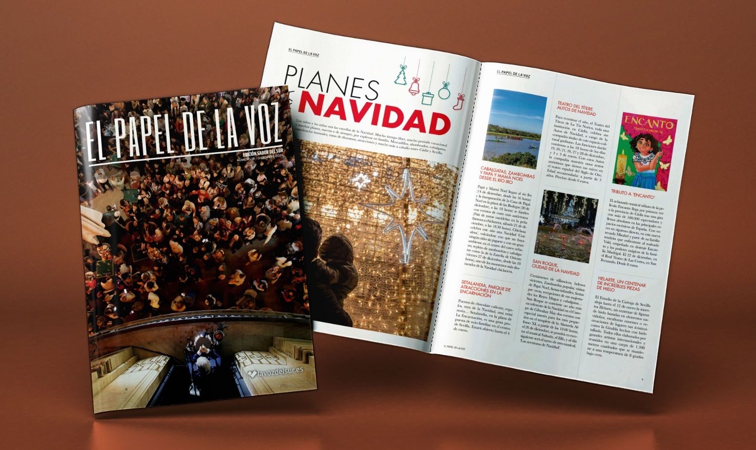 'El Papel de La Voz', edición especial Sabor del Sur Navidad.