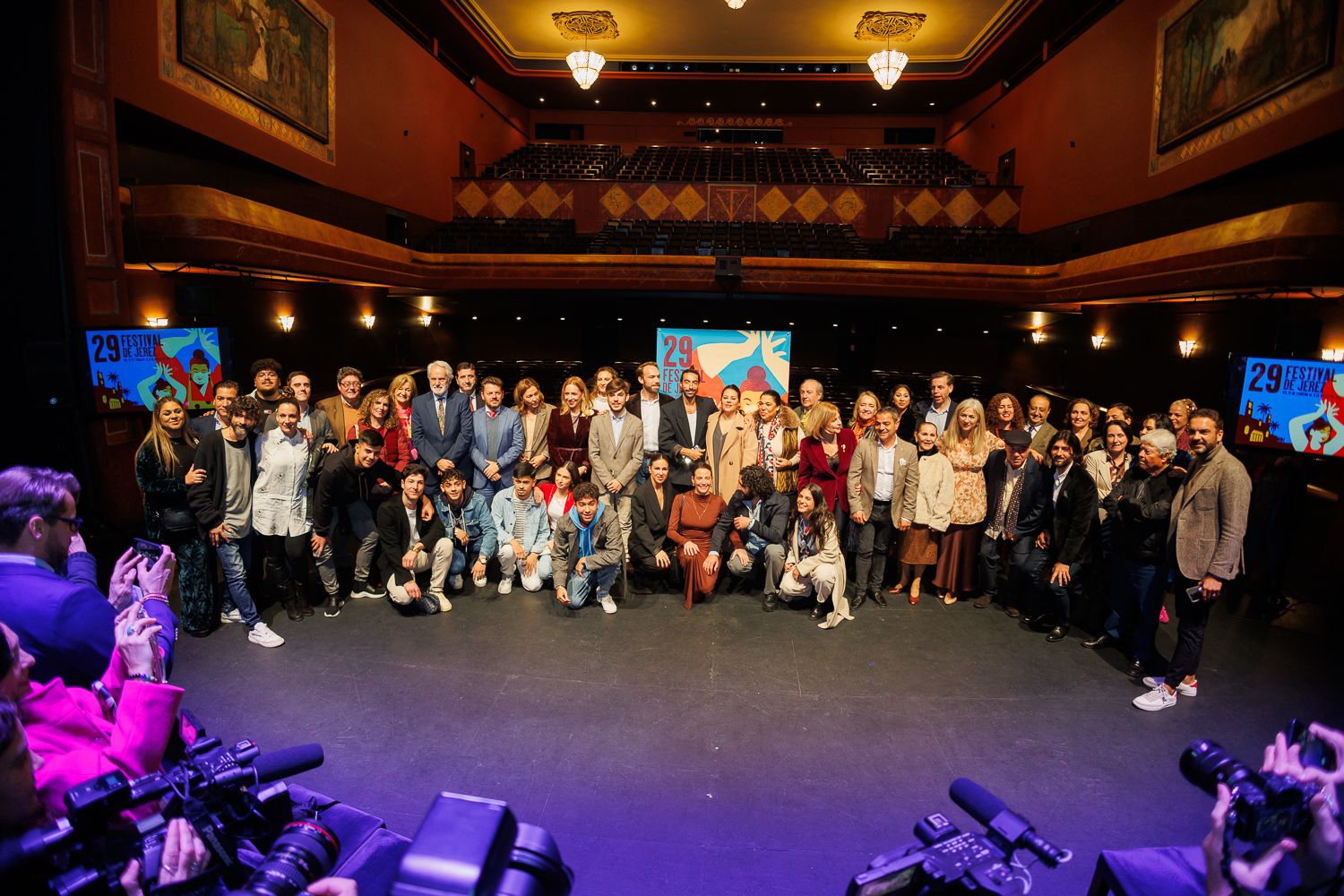 Presentación del 29 Festival de Jerez en el Teatro Villamarta.