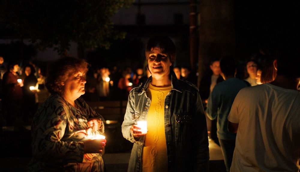 Trebujena protesta por los cortes de luz contra Endesa 