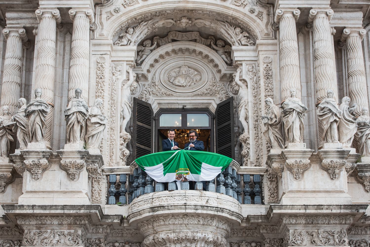 El Día de la Bandera de Andalucía, con Paco Tous en San Telmo, en imágenes.