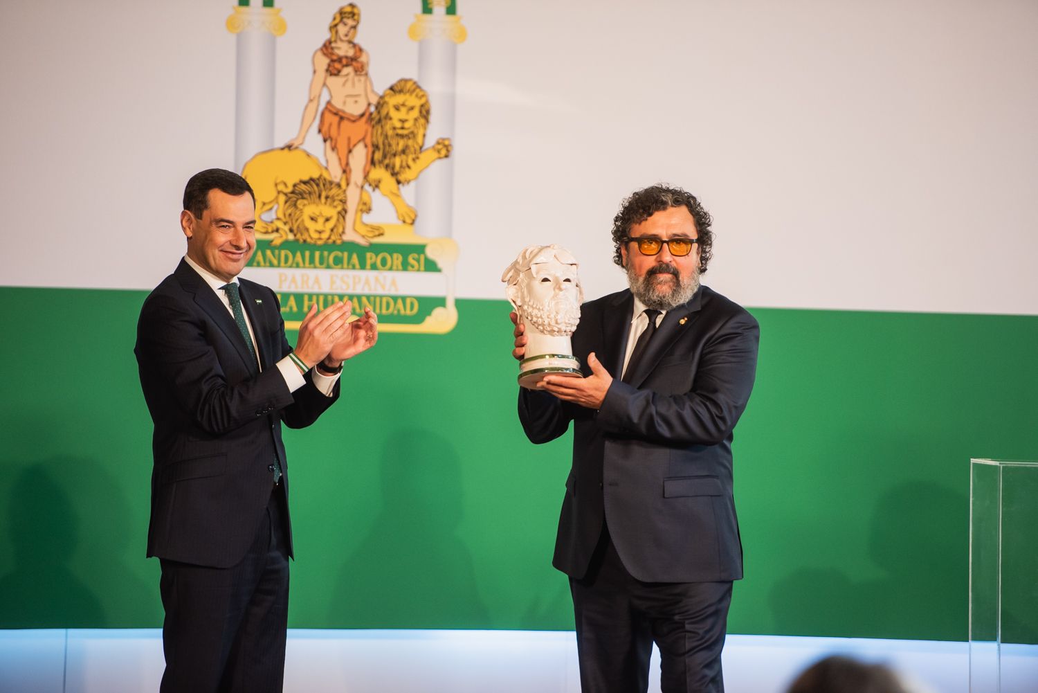 El Día de la Bandera de Andalucía, con Paco Tous en San Telmo, en imágenes.