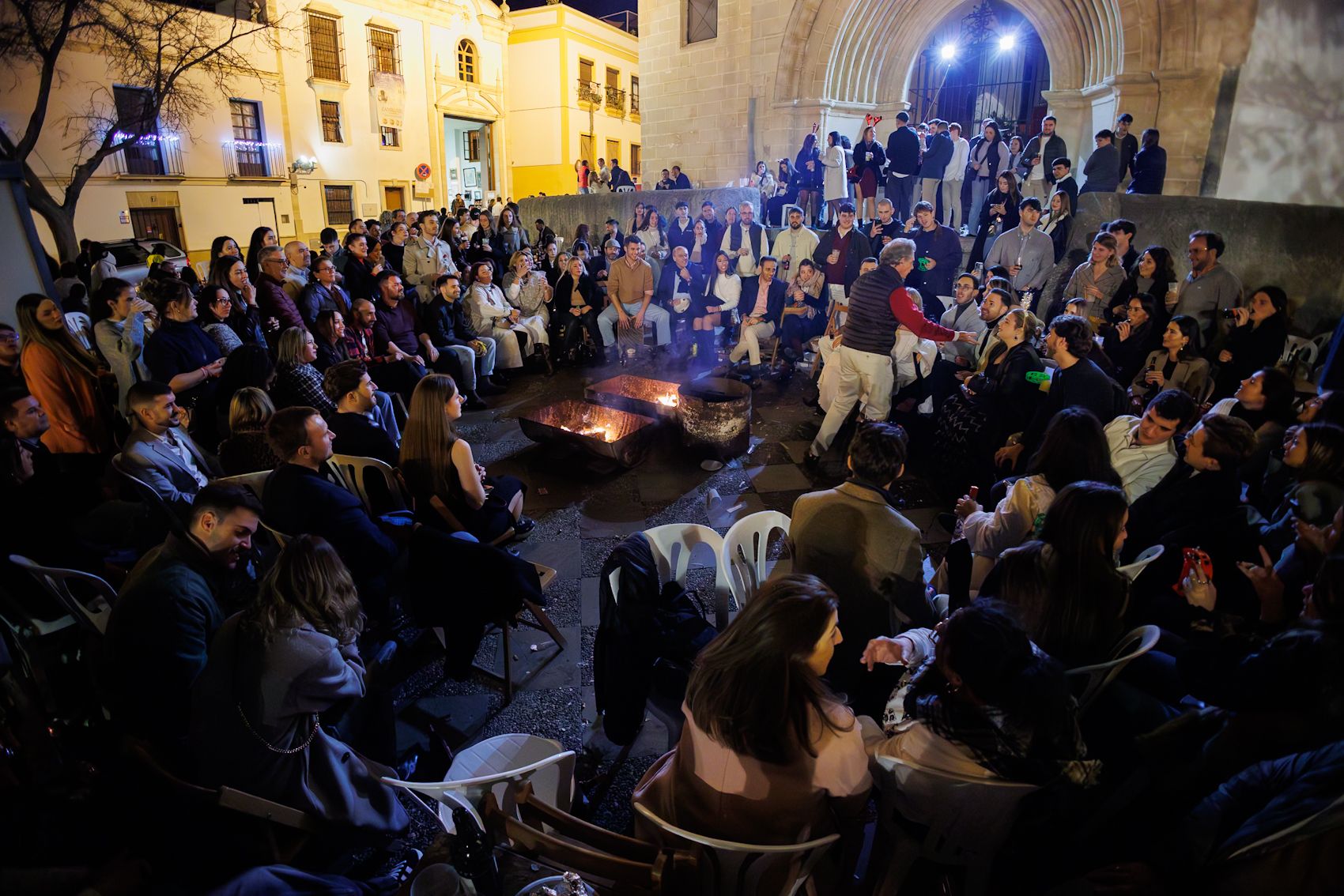 Una de las Zambombas celebradas en Jerez durante el puente de diciembre.