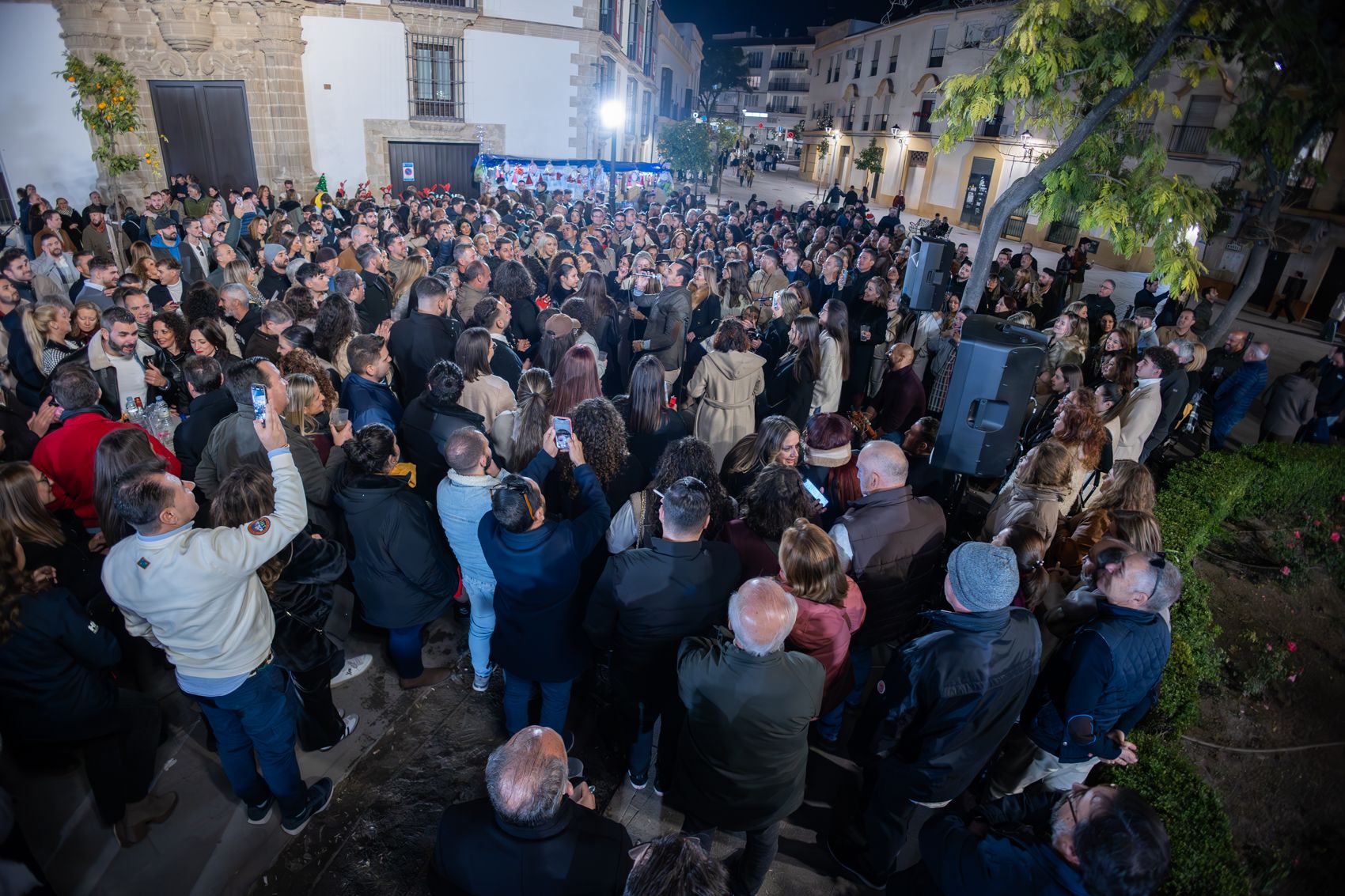 Una Zambomba multitudinaria en Jerez un fin de semana anterior.