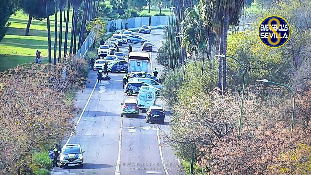 Un motorista muerto y otro muy grave en un accidente en la carretera de Su Eminencia