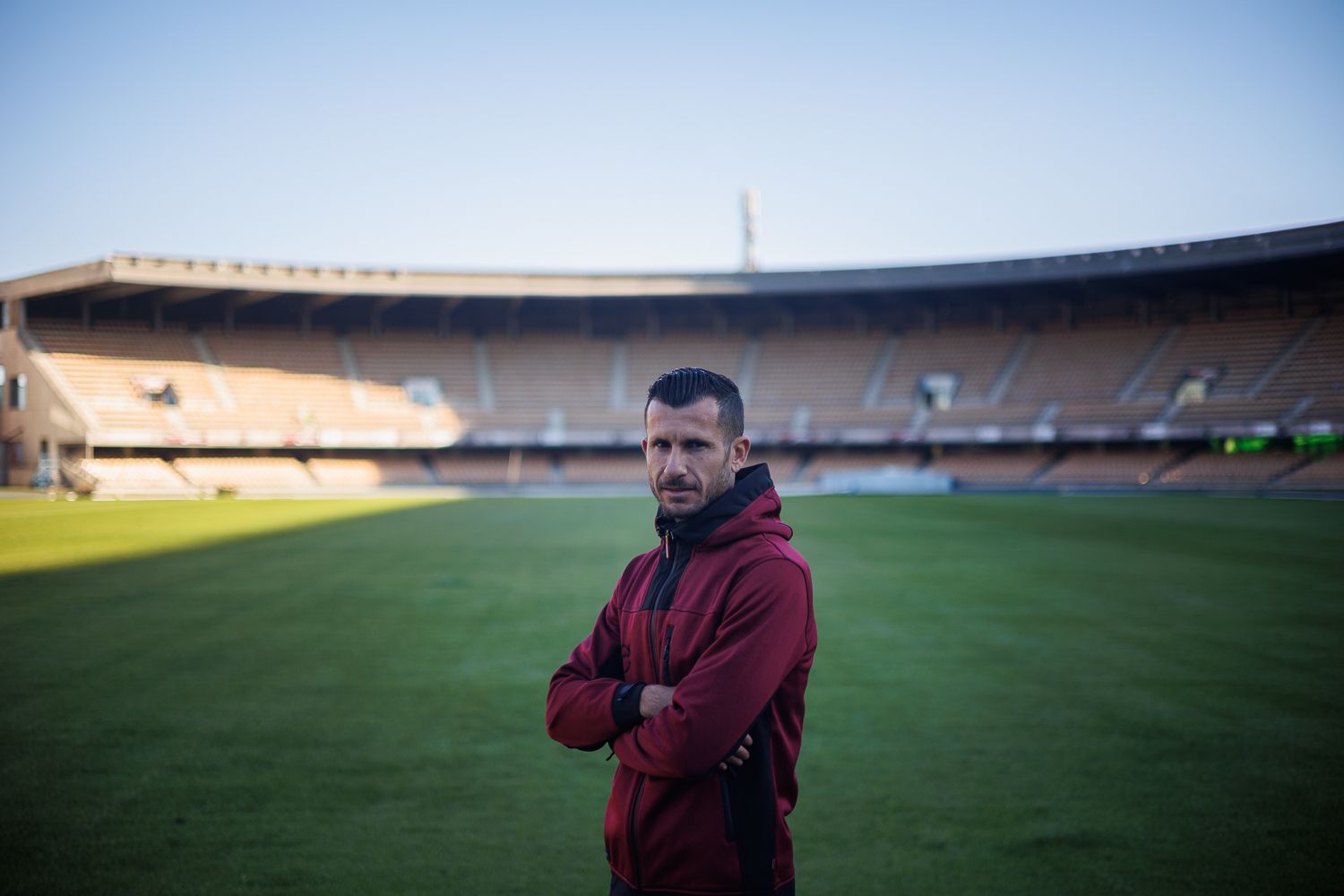 Álex Colorado jugó tanto en el Xerez CD como en el Xerez DFC.