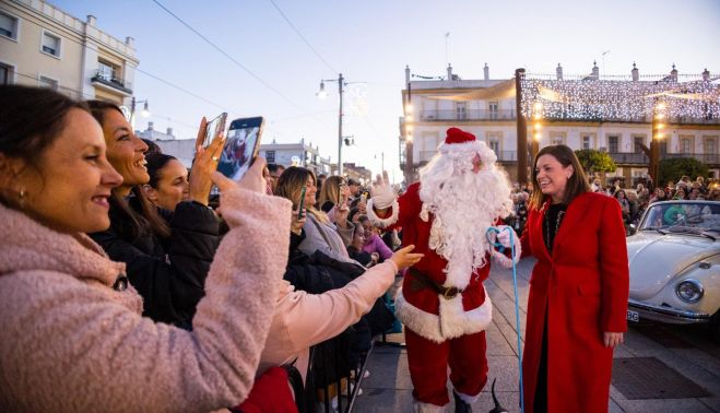 Inauguración de la Casa de Papá Noel.