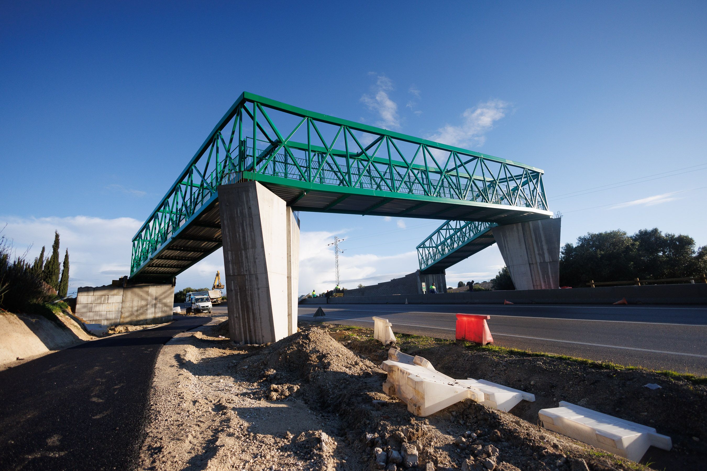 Imagen del puente a la altura de Cuartillos.