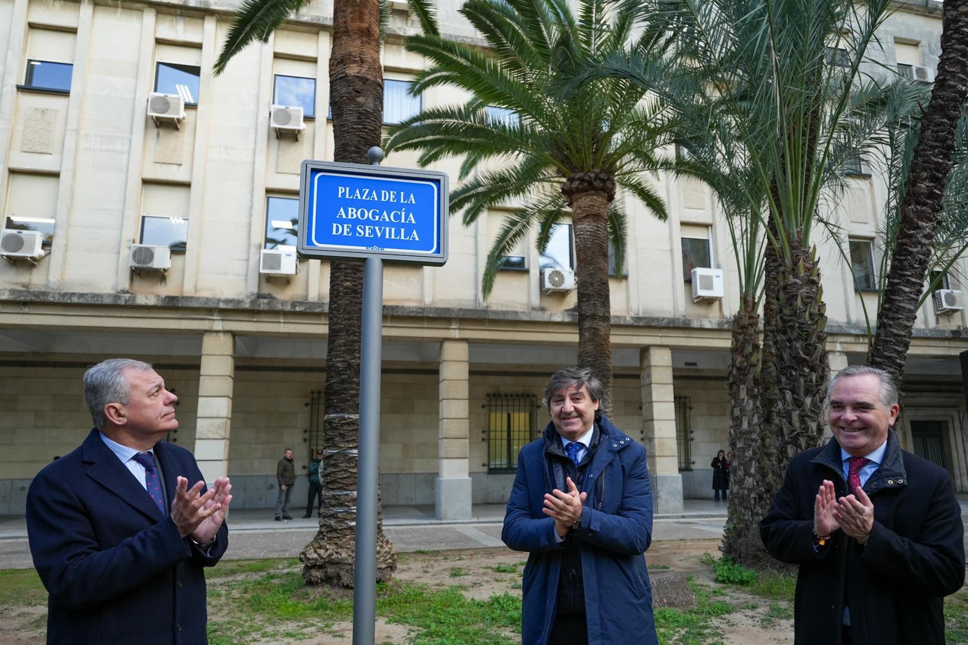 Inauguración de la nueva Plaza de la Abogacía de Sevilla.