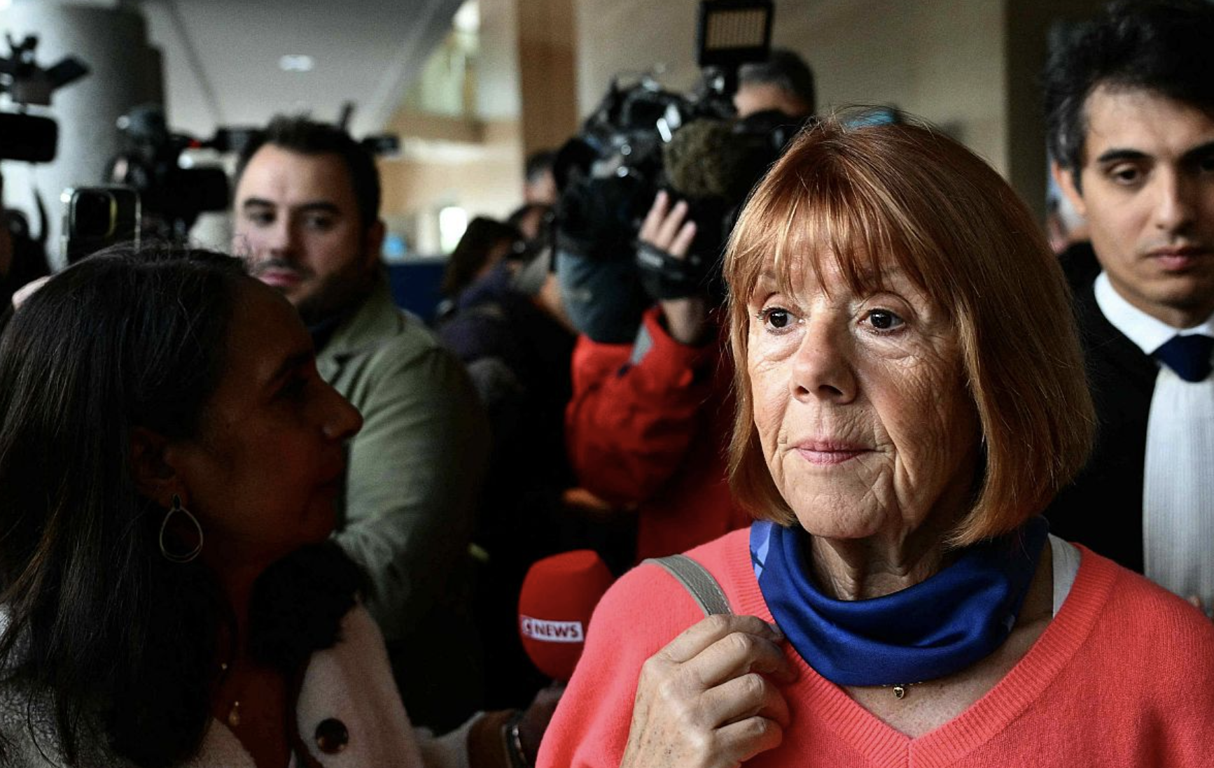 Gisèle Pelicot, víctima de haber sido violada por más de 50 hombres durante diez años.   FOTO: RTVE