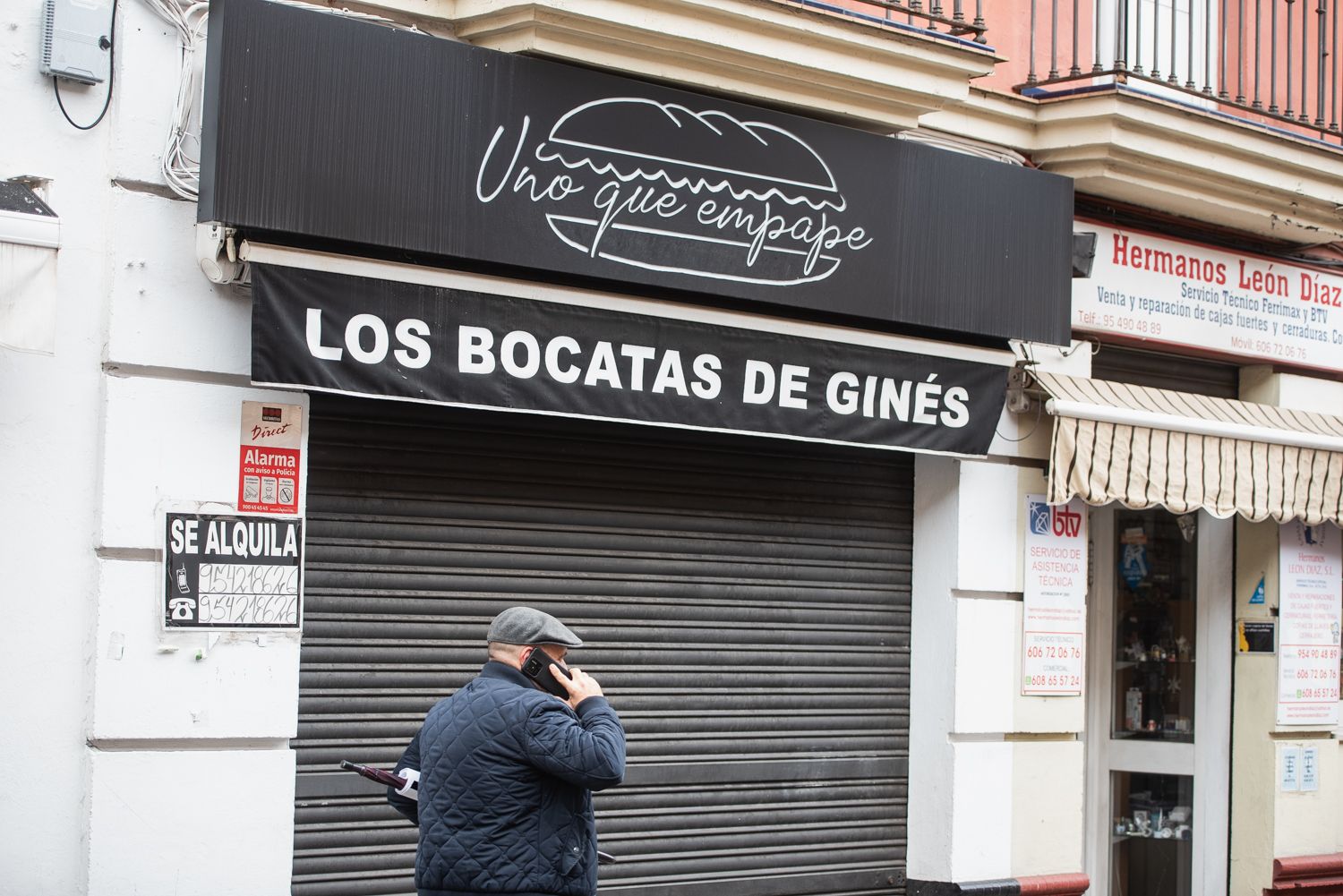 'Uno que empape', el negocio de Ginés que apenas ha durado nueve meses.