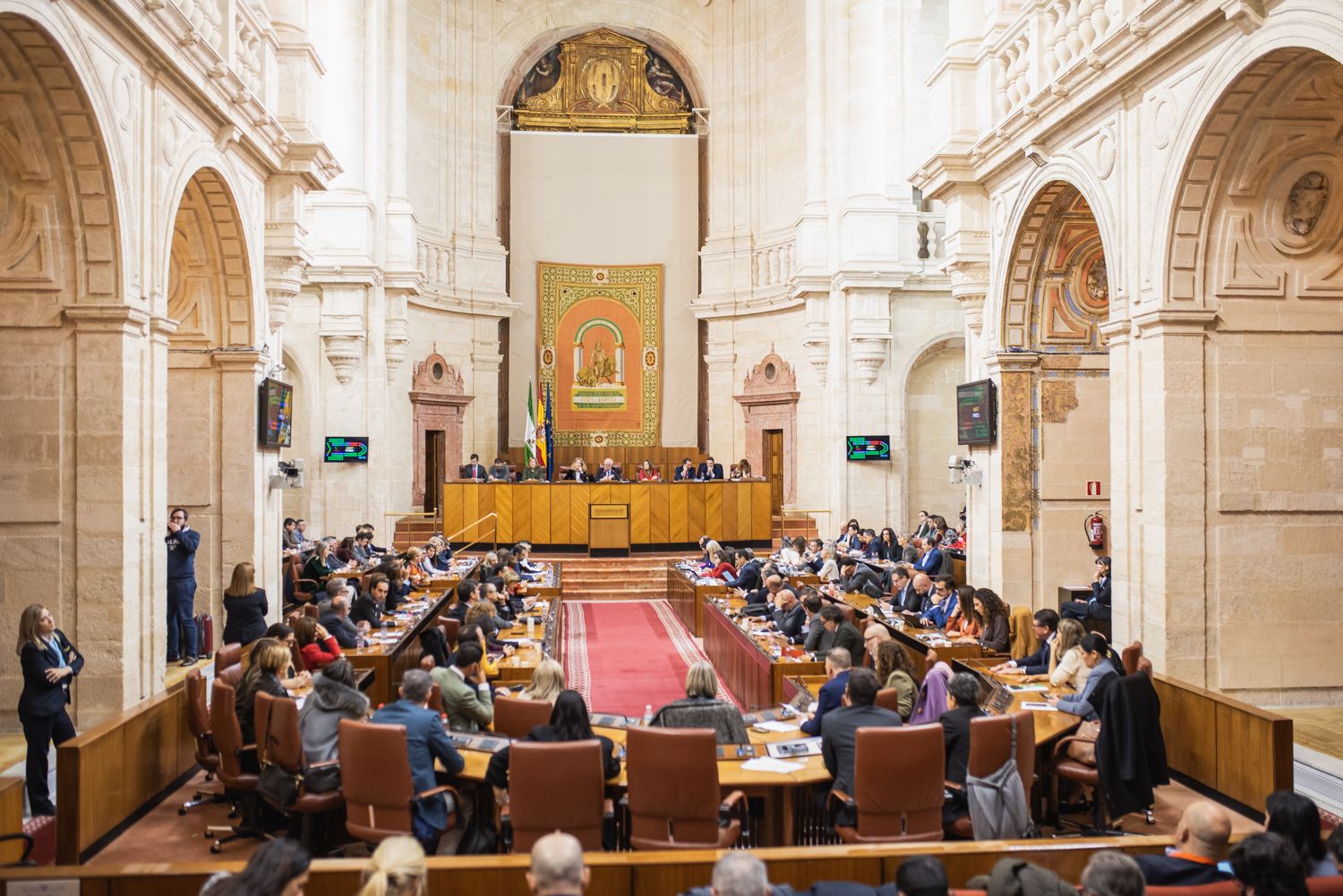 Una sesión del Parlamento de Andalucía.