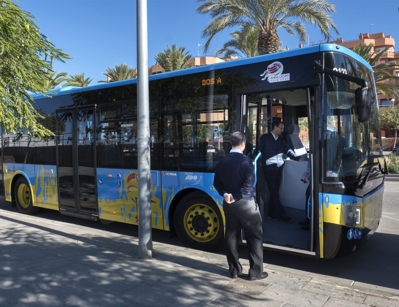 Autobús urbano de Sanlúcar de Barrameda. 