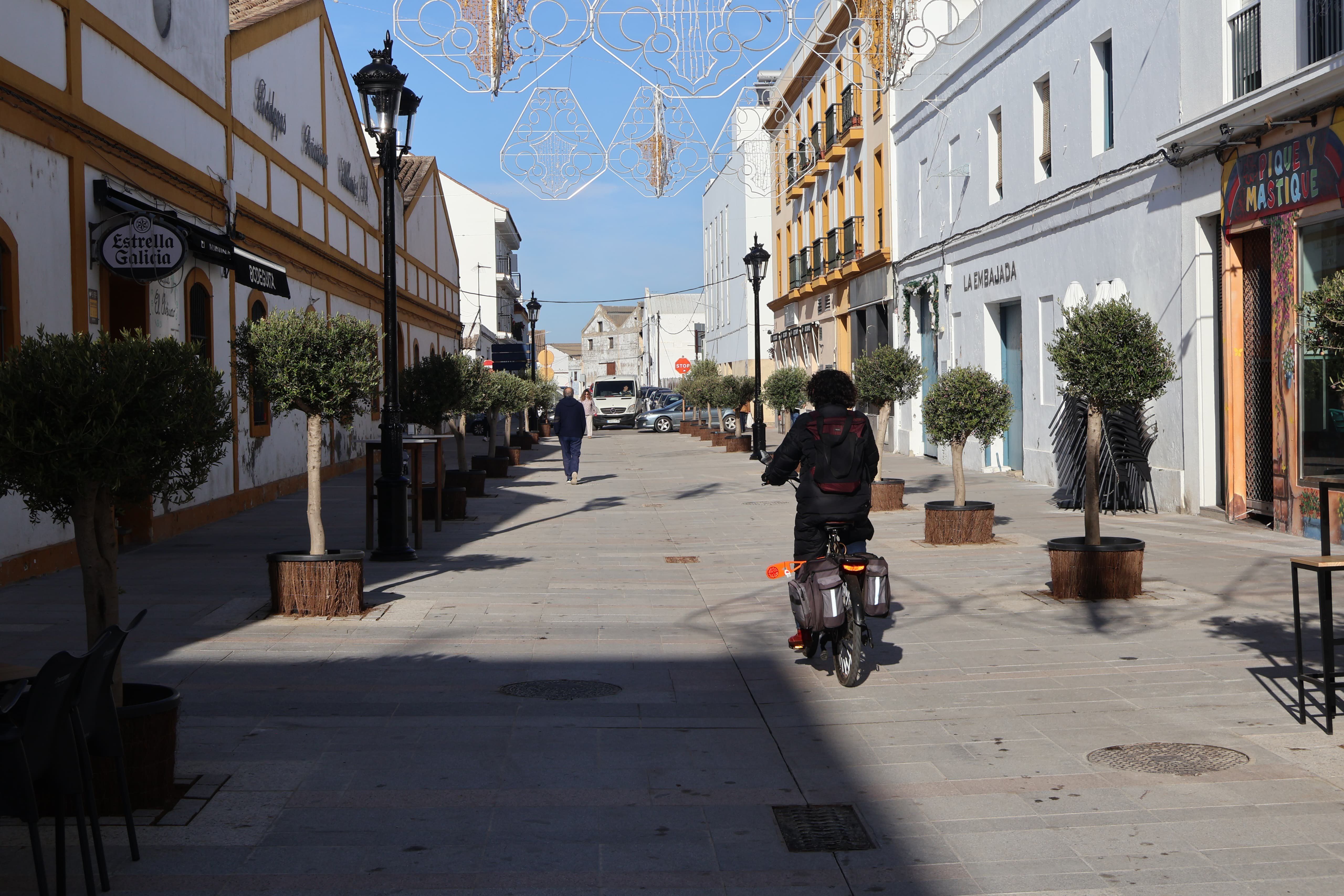 Aspecto actual de la calle Arroyuelo de Chiclana.