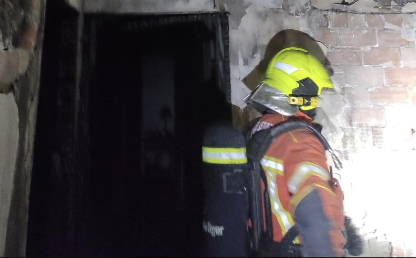 Imagen de archivo de una intervención de Bomberos de Huelva.