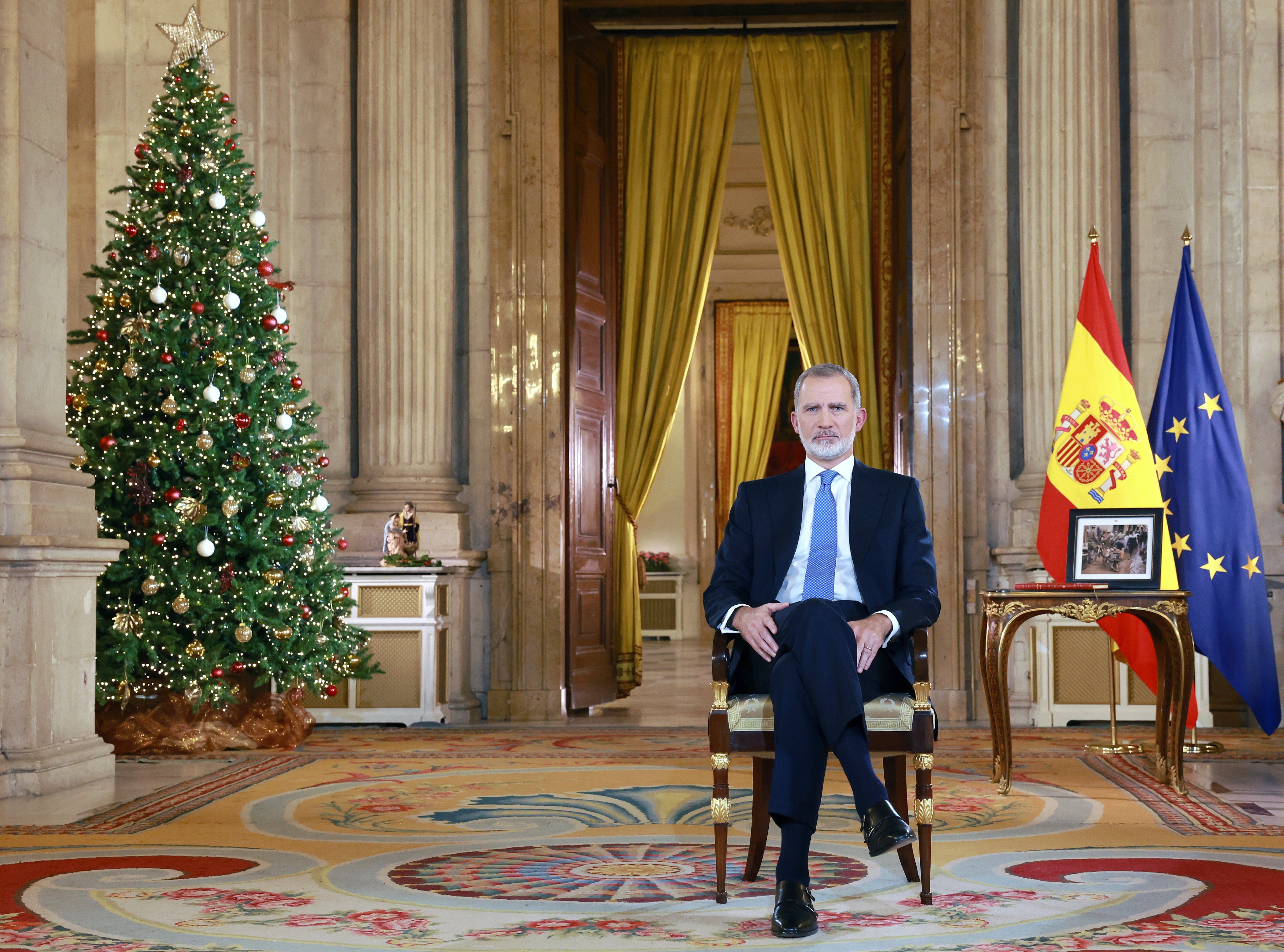 Felipe VI, en su mensaje de Navidad.