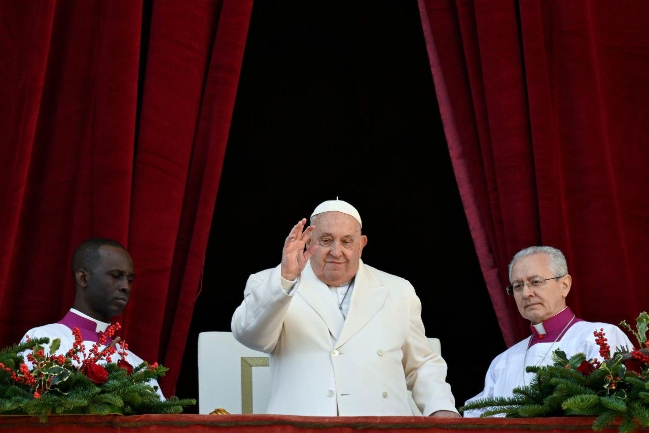 El Papa Francisco durante esta Navidad.