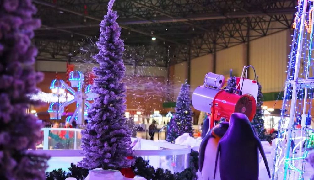 Inari en Sevilla, uno de los parques de atracciones navideños de Andalucía. 