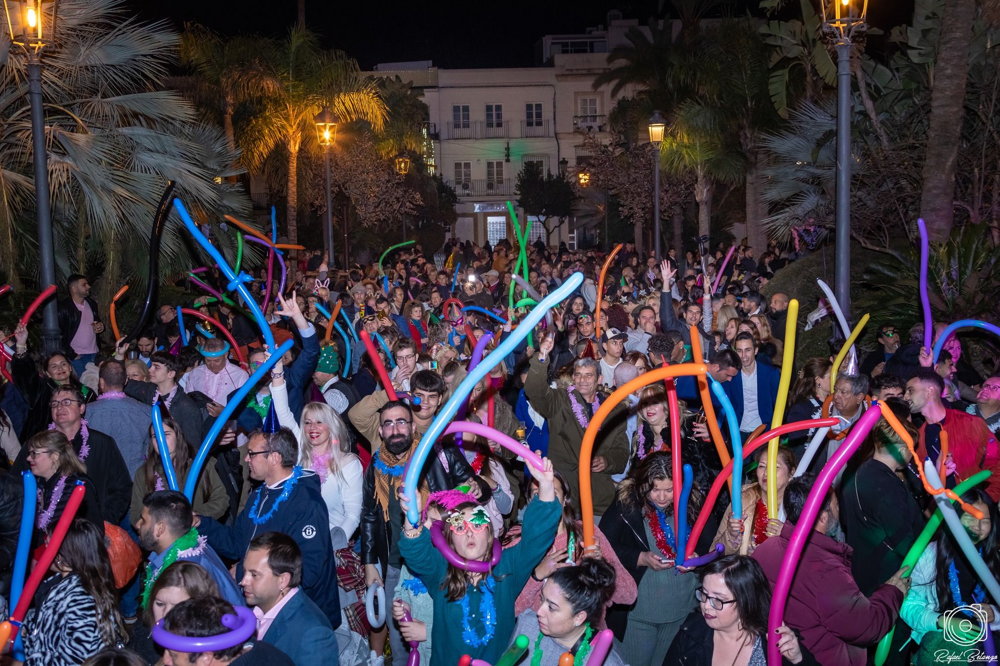 Fiesta de Fin de Año en la Plaza Isaac Peral, en una edición pasada.