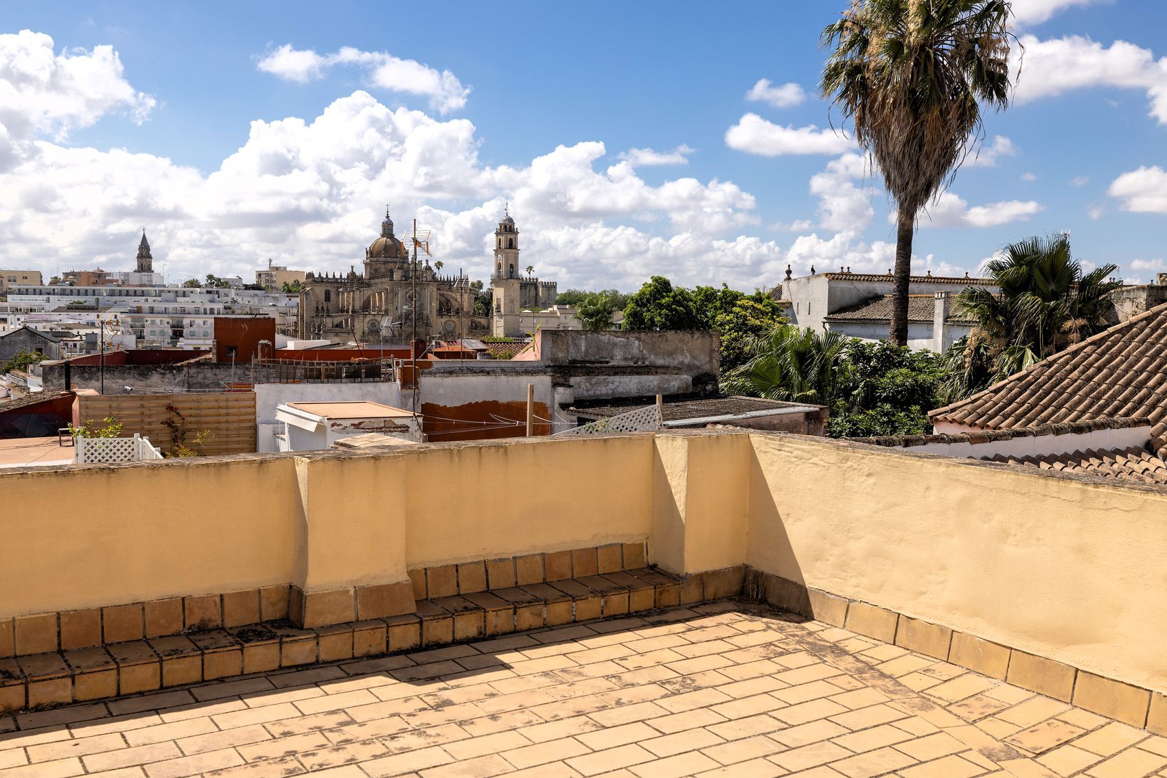 Las increíbles vistas del intramuros de Jerez.