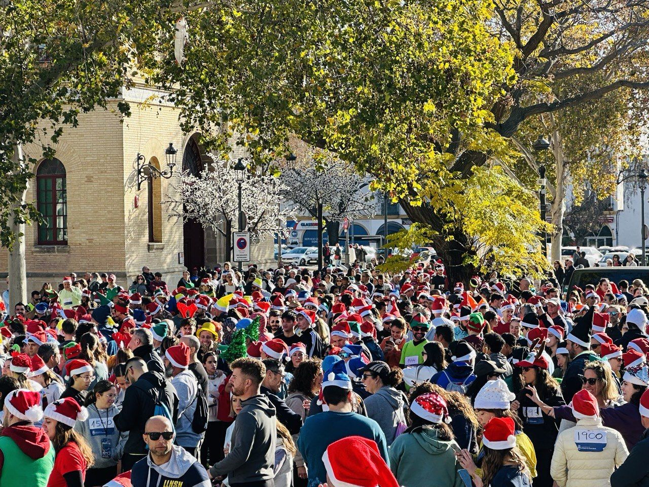 Una fotografía de la San Silvestre de El Puerto.