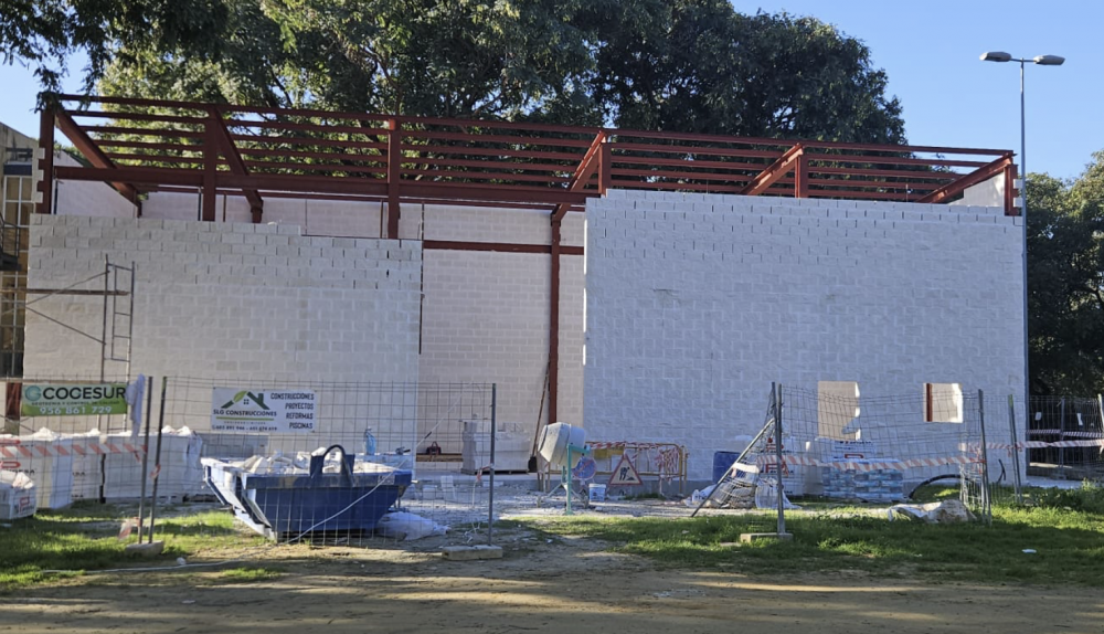 Estado actual de la nueva capilla de Bondad y Misericordia.