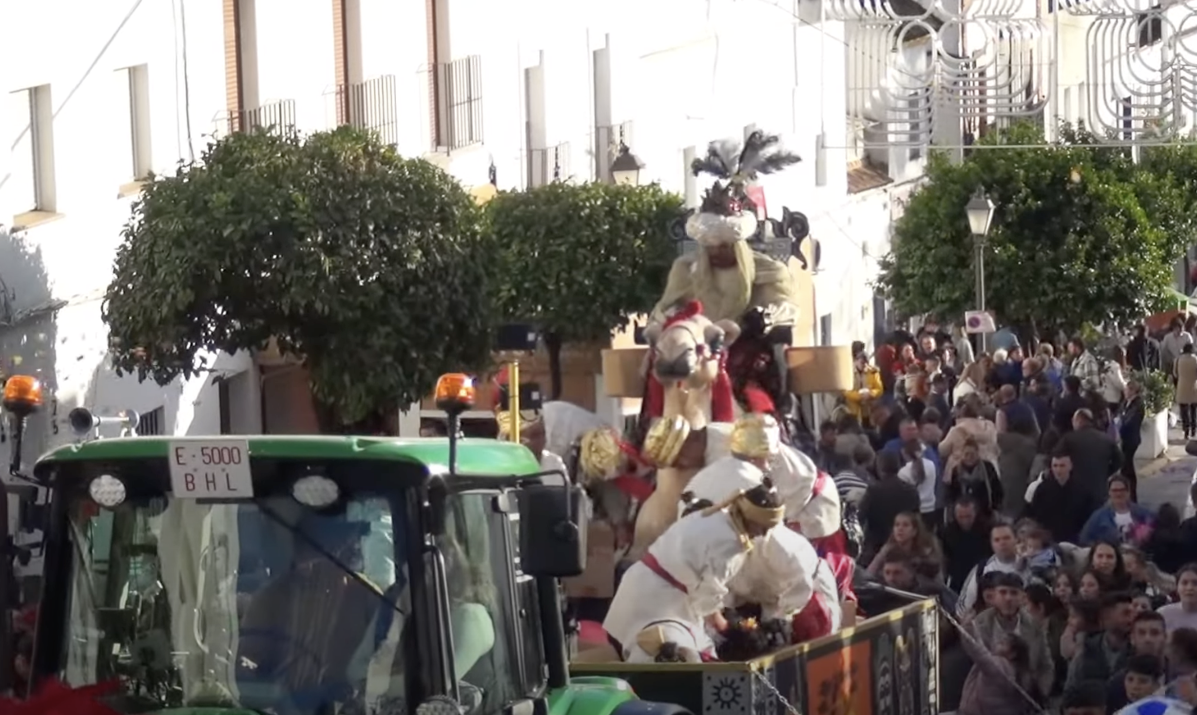 Cabalgata de Reyes Magos en el Barrio Bajo de Arcos de la Frontera. 