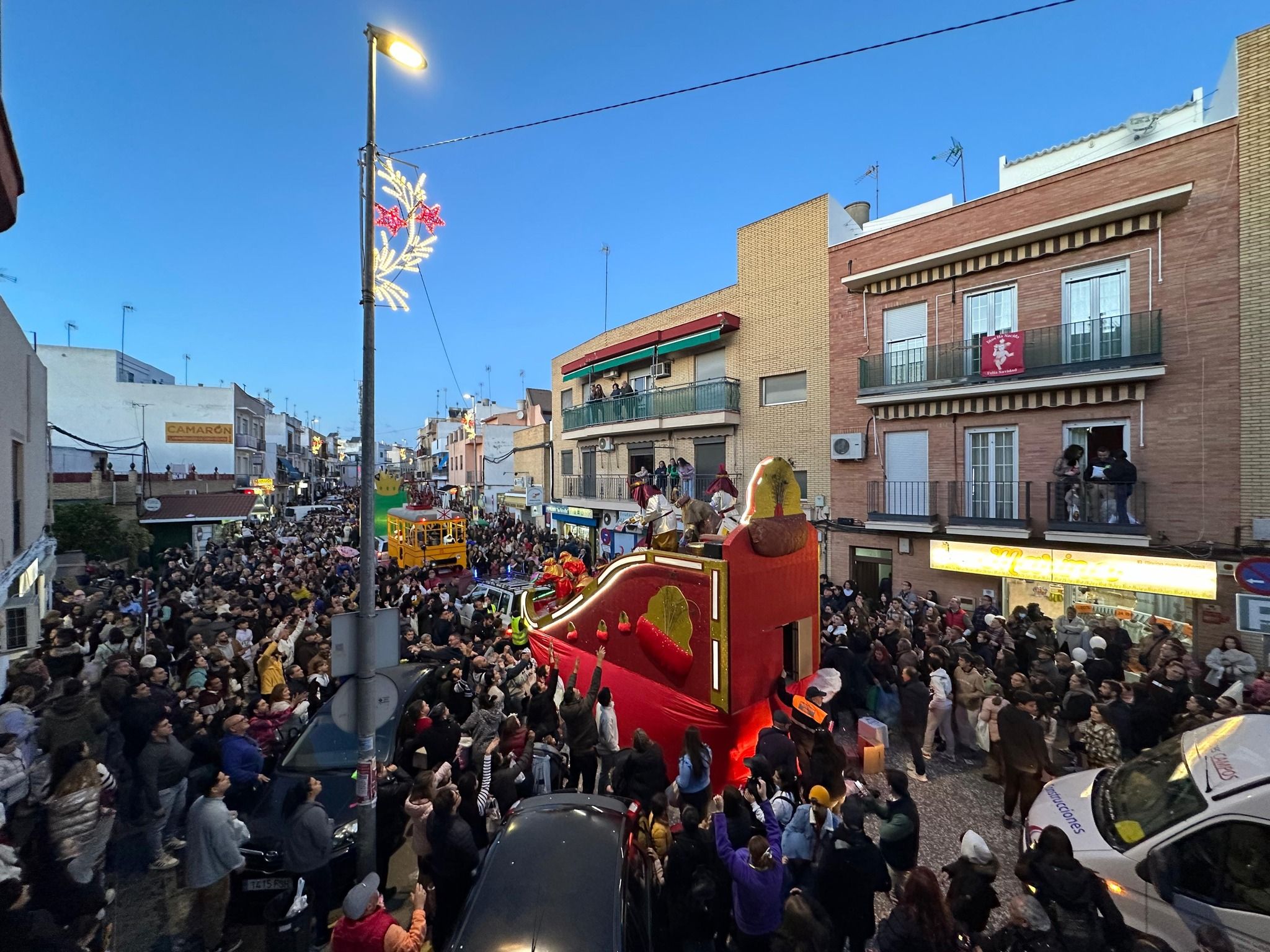 Imagen de la Cabalgata de Reyes de Coria del Río.